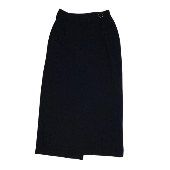 Liz Claiborne Long Black Modest Lined Skirt - Women’s 6 - Picture 8 of 8